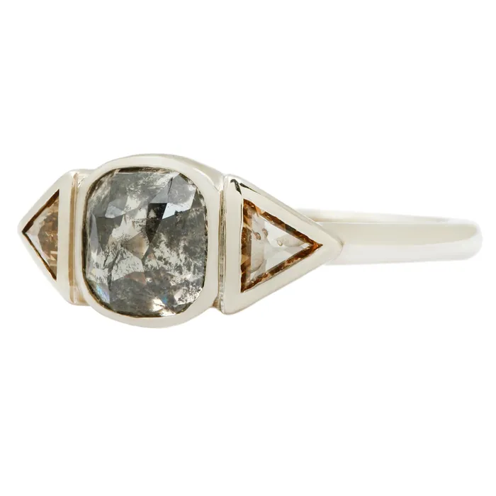 Lauren Wolf Jewelry Rings Gray Dune Diamond Ring