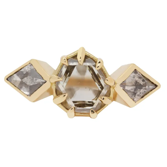 Lauren Wolf Jewelry Rings Macle Diamond Tempest Ring