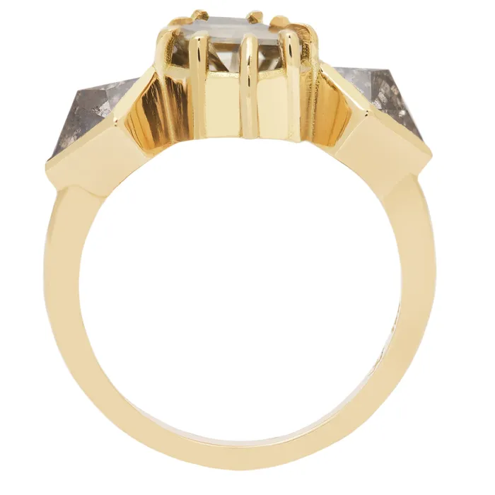 Lauren Wolf Jewelry Rings Macle Diamond Tempest Ring
