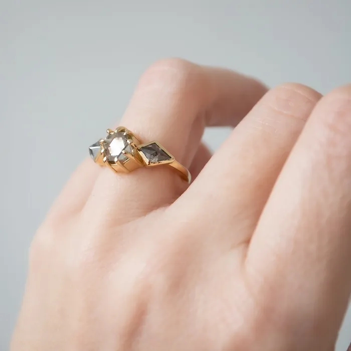 Lauren Wolf Jewelry Rings Macle Diamond Tempest Ring
