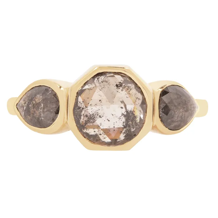 Lauren Wolf Jewelry Rings Moonscape Diamond Ring