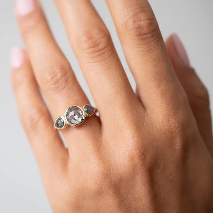 Lauren Wolf Jewelry Rings Moonscape Diamond Ring