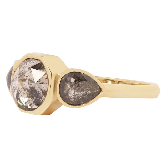 Lauren Wolf Jewelry Rings Moonscape Diamond Ring