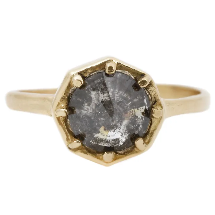 Lauren Wolf Jewelry Rings Point Up Diamond Solitaire Ring