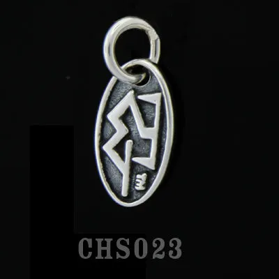 Medium Oval Logo Charm DCJ Charm Necklaces