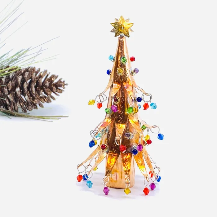 Mixed Metal Festive Tree Pilgrim Imports Necklaces