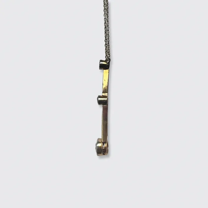 Necklaces 21stfinds Belle Epoque Diamond Lavalier Necklace