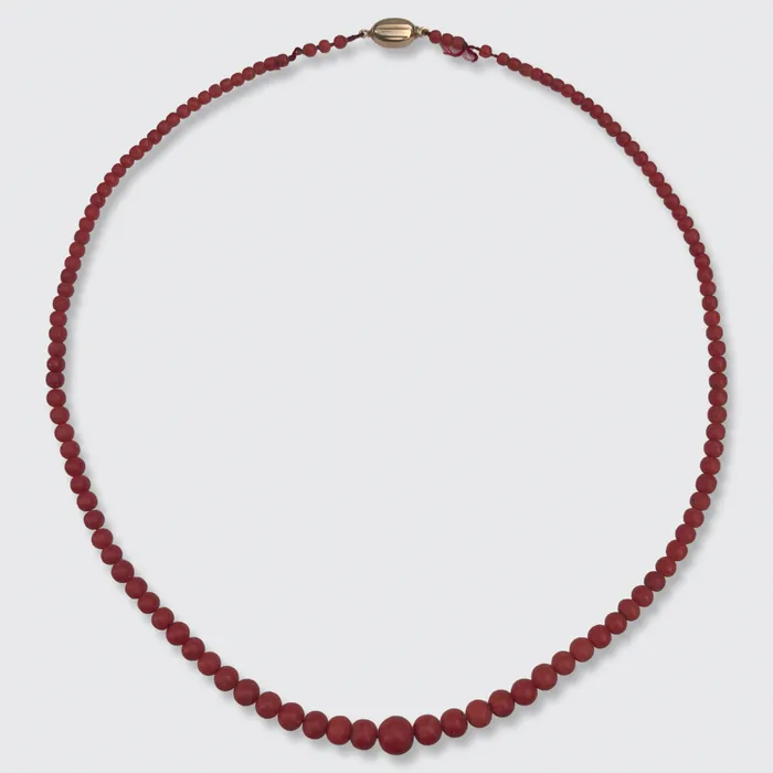 Necklaces 21stfinds Coral Ascending Bead Necklace