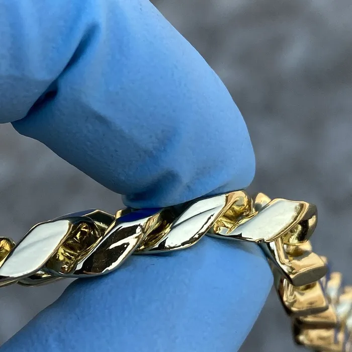 Necklaces Bling Cartel Admin 14K Gold Plated 20 Blue Cuban Link Chain Necklace Necklaces Bling Cartel Admin 14K Gold Plated 20 Blue Cuban Link Chain Necklace
