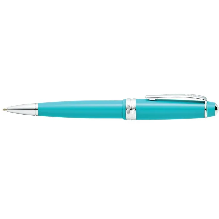 Necklaces Cross Cross Light Ballpoint Pen Bailey Teal and Silver Twist Action Propel AT07426