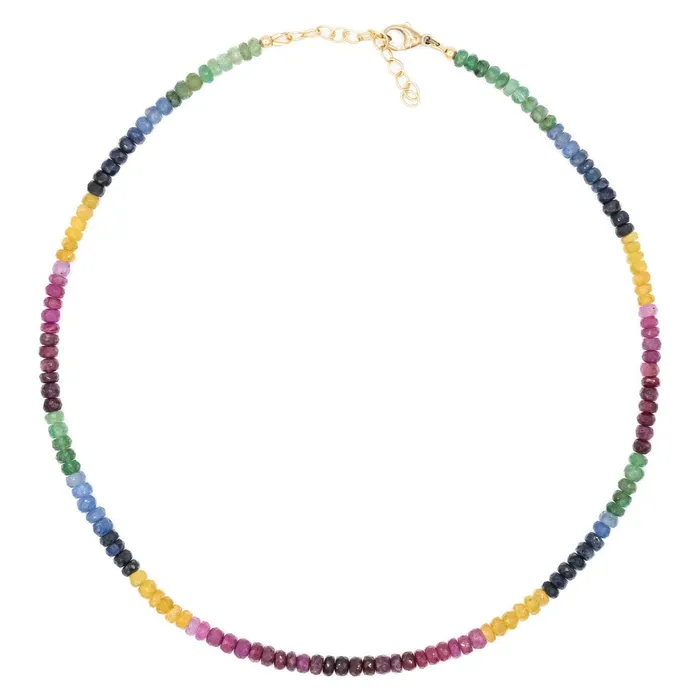 Necklaces Earthly Abundance Jewelry Rainbow Sapphire necklace