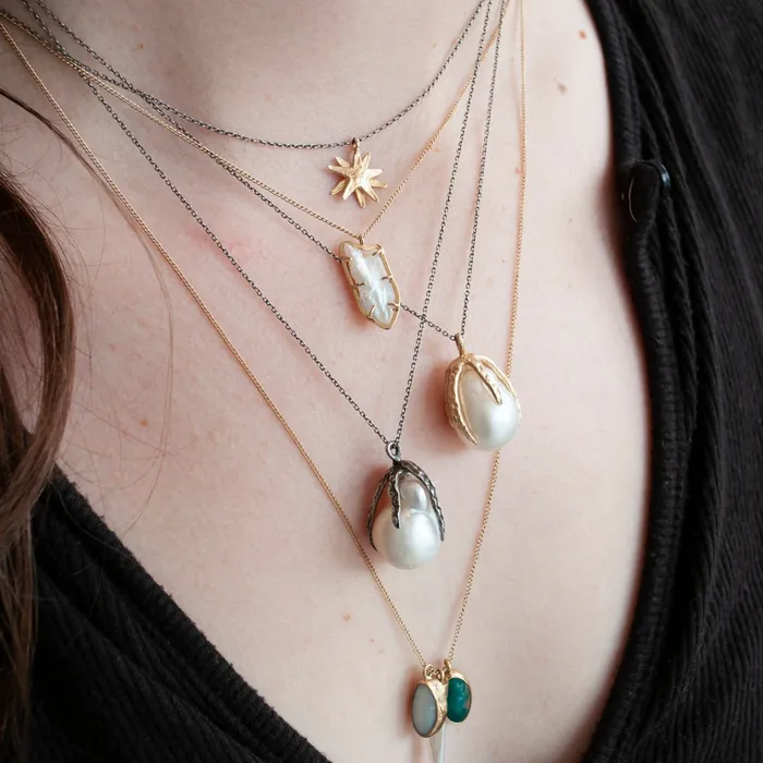 Necklaces Lauren Wolf Jewelry White South Sea Pearl Necklace