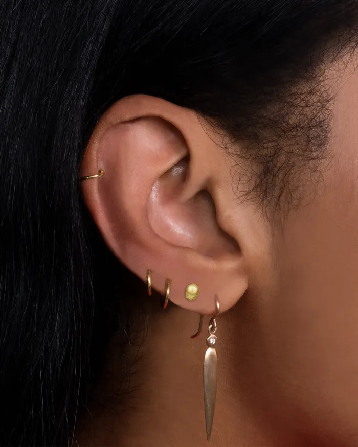 NEW YORK ADORNED Earrings Ladybug Threadless Earring