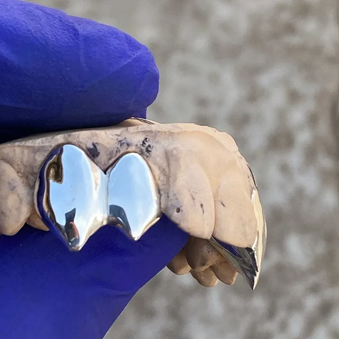 Rings 925 Sterling Silver Double Canine Vampire Fangs Custom Grillz Bling Cartel Admin