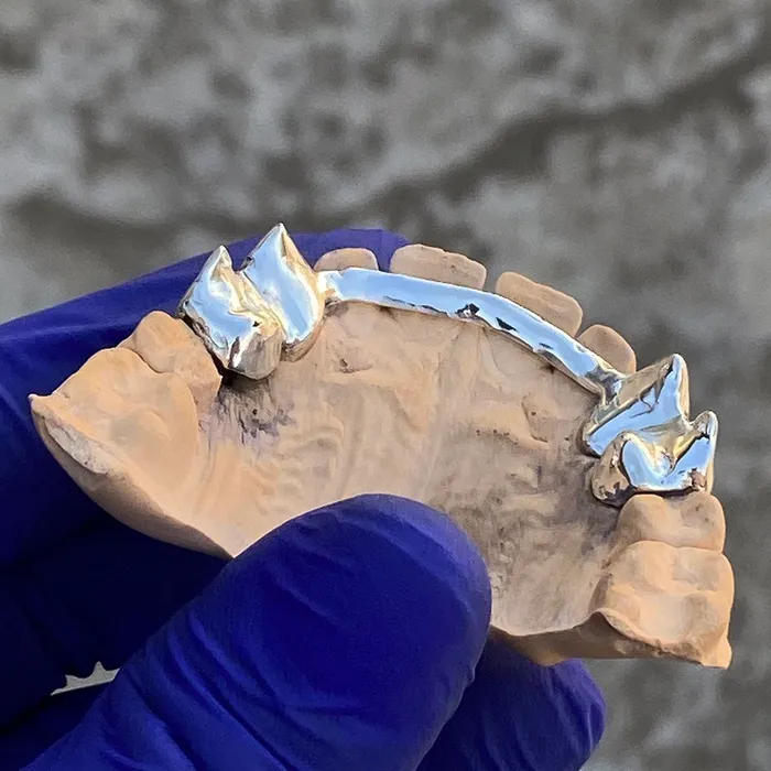 Rings 925 Sterling Silver Double Canine Vampire Fangs Custom Grillz Bling Cartel Admin