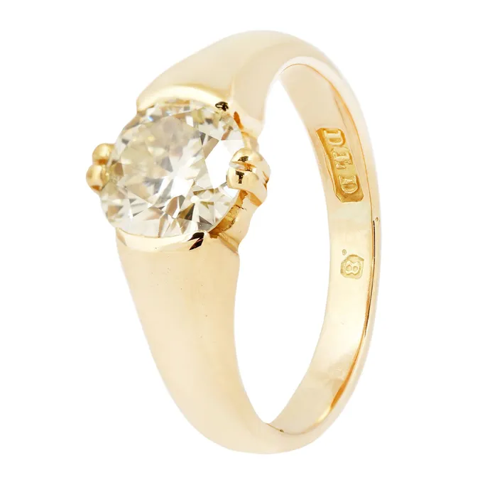 Rings Antique Vintage Jewelry Twin Prong Diamond Ring
