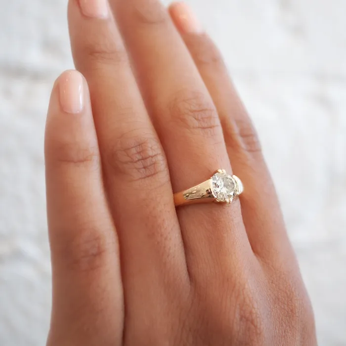 Rings Antique Vintage Jewelry Twin Prong Diamond Ring