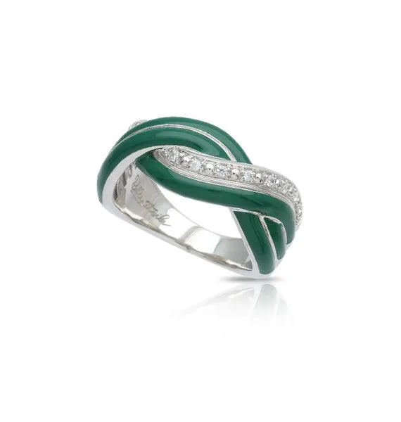 Rings Belle Etoile Belle Etoile Coronata Ring Green