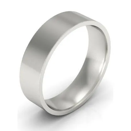 Rings deBebians Flat Wedding Ring for Women 5mm