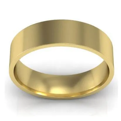 Rings deBebians Flat Wedding Ring for Women 5mm