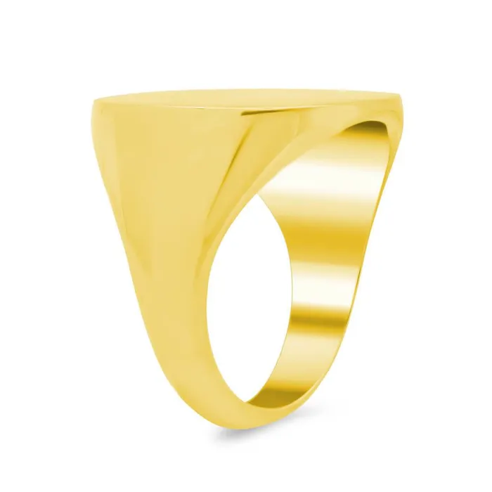 Rings deBebians Mens Square Signet Ring Extra Large