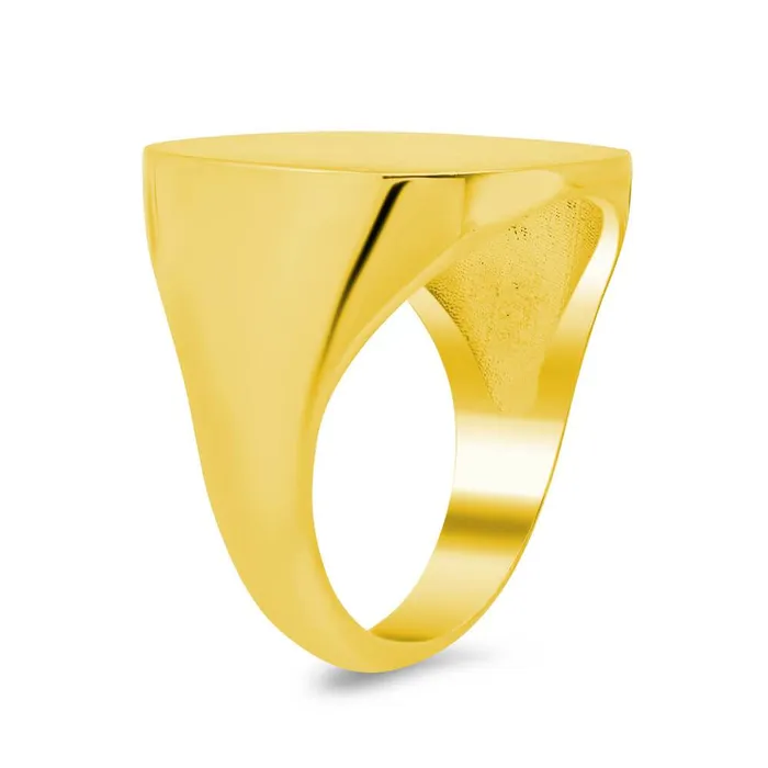 Rings deBebians Mens Square Signet Ring Extra Large
