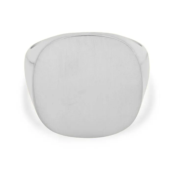 Rings deBebians Mens Square Signet Ring Extra Large