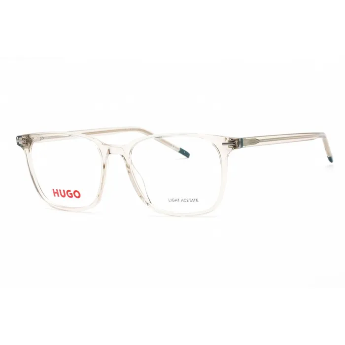 Rings Hugo Mens Eyeglasses Full Rim Beige Plastic Rectangular Frame HG 1224 010A 00 Hugo Rings Hugo Mens Eyeglasses Full Rim Beige Plastic Rectangular Frame HG 1224 010A 00 Hugo
