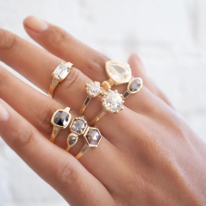 Rings Lauren Wolf Jewelry Eye of Horus Diamond Ring