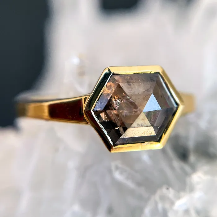 Rings Lauren Wolf Jewelry Eye of Horus Diamond Ring