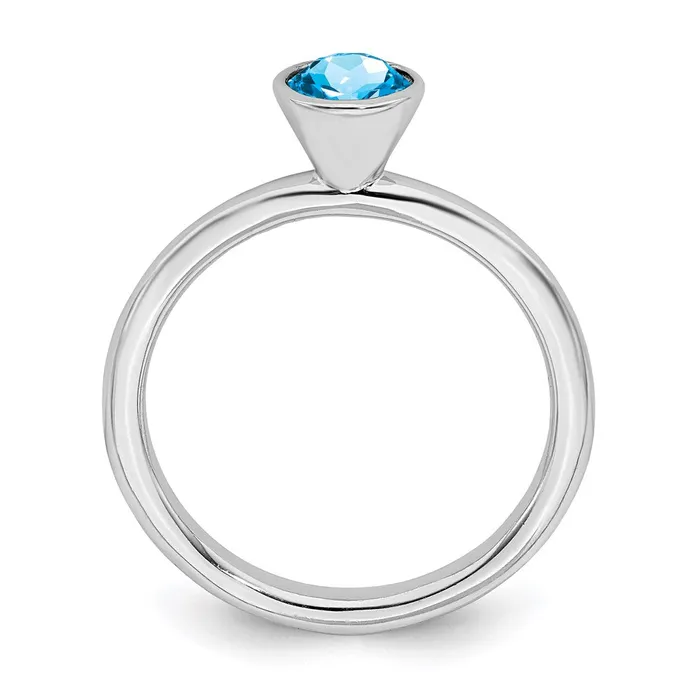 Rings Stackable Expressions Sterling Silver Stackable Expressions High 5mm December Swarovski Ring QSK972 Rings Stackable Expressions Sterling Silver Stackable Expressions High 5mm December Swarovski Ring QSK972