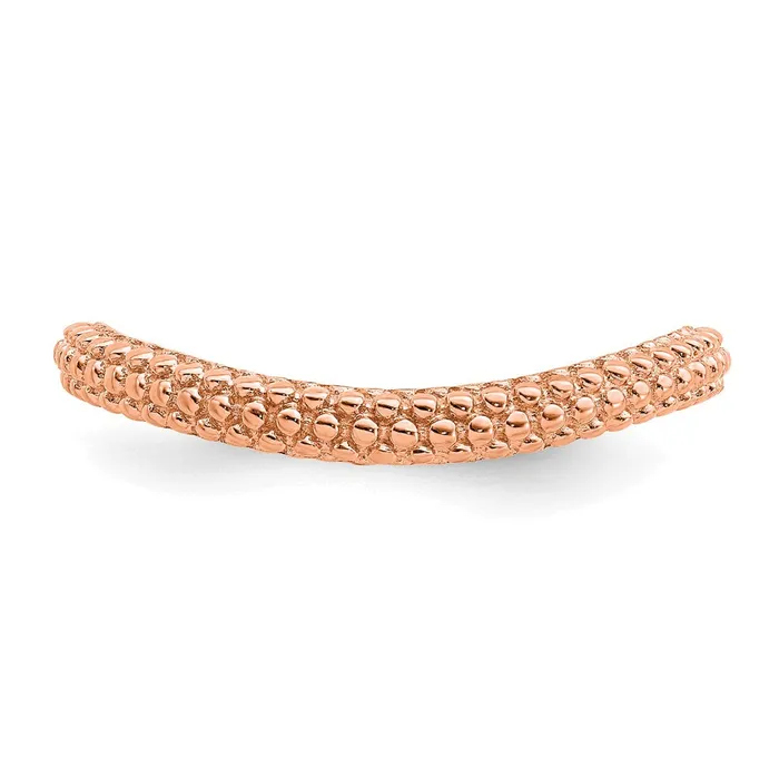 Rings Stackable Expressions Sterling Silver Stackable Expressions Polished Pinkplated Wave Ring QSK686 Rings Stackable Expressions Sterling Silver Stackable Expressions Polished Pinkplated Wave Ring QSK686