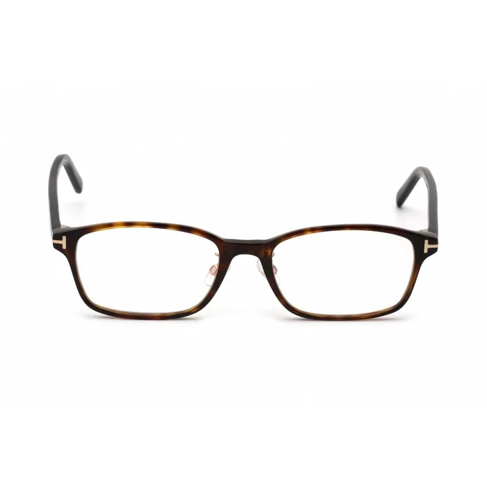 Rings Tom Ford Tom Ford Mens Eyeglasses Rectangular Dark Havana Plastic Frame FT5647DB 052