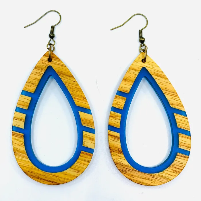 Second Nature Jewelry Kauai Wooden Earrings Earrings Second Nature Jewelry Kauai Wooden Earrings Earrings