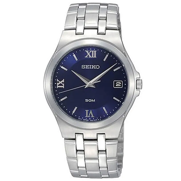 Seiko Seiko SGEF17 Mens Dress Blue Dial Stainless Steel Bracelet Watch Bracelets Seiko Seiko SGEF17 Mens Dress Blue Dial Stainless Steel Bracelet Watch Bracelets