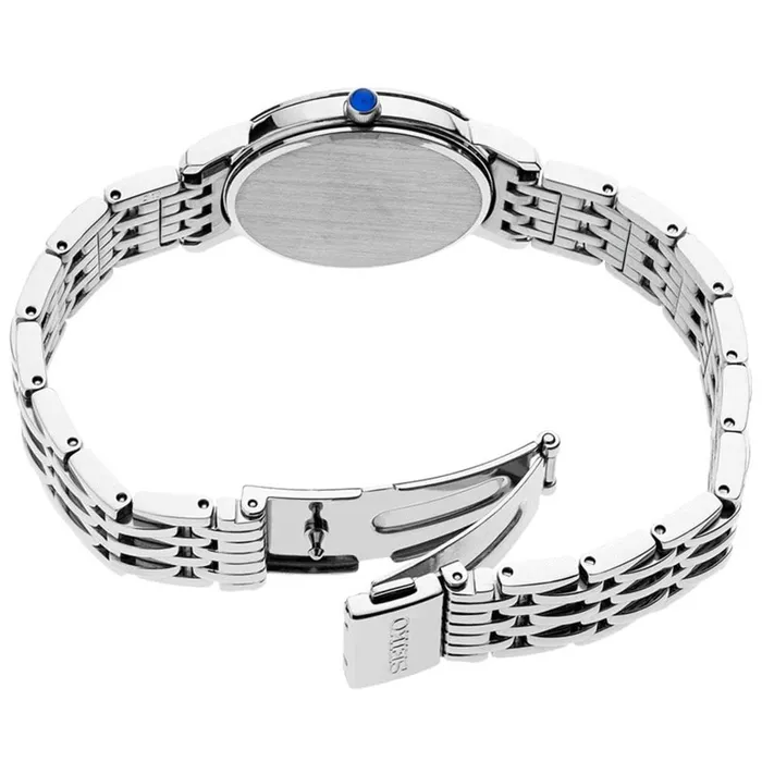 Seiko Womens Diamond Watch Solar White MOP Dial Stainless Steel Bracelet SUP397 SEIKO Bracelets Seiko Womens Diamond Watch Solar White MOP Dial Stainless Steel Bracelet SUP397 SEIKO Bracelets