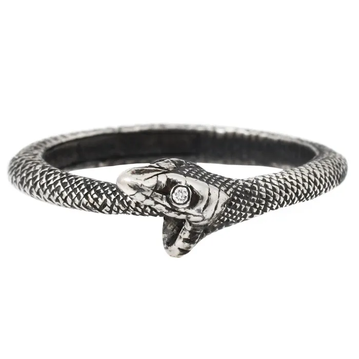 Silver Ouroboros Snake Ring Anthony Lent Rings