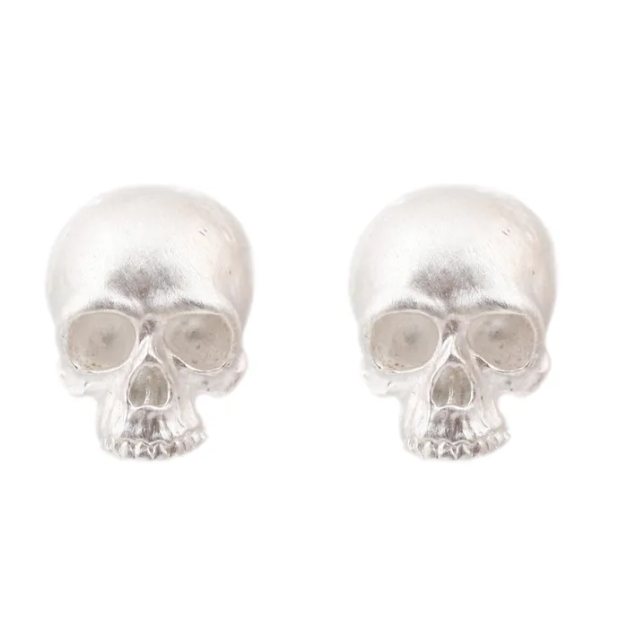 Silver Skull Studs Anthony Lent Rings