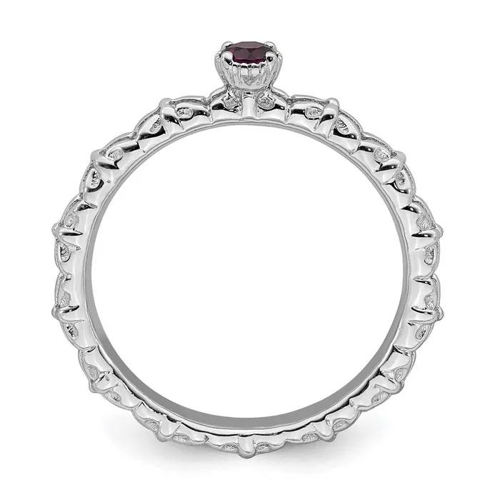 Stackable Expressions Rings Sterling Silver Stackable Expressions Created Ruby Single Stone Ring QSK1588 Stackable Expressions Rings Sterling Silver Stackable Expressions Created Ruby Single Stone Ring QSK1588
