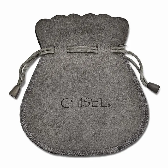 Stainless Steel Black Leather Polished 85in Bracelet Chisel Bracelets Stainless Steel Black Leather Polished 85in Bracelet Chisel Bracelets