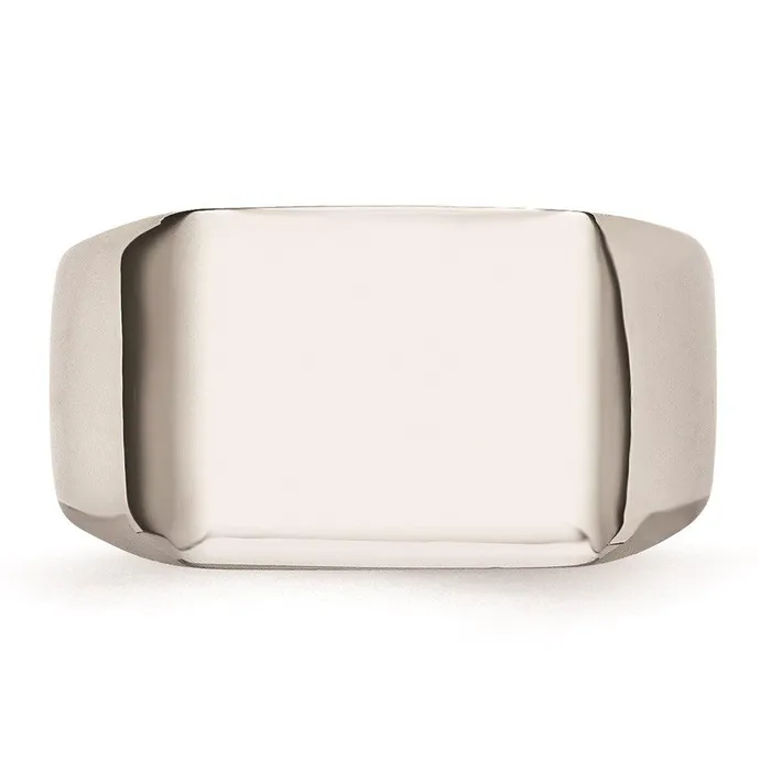 Stainless Steel Polished Ring Chisel Rings Stainless Steel Polished Ring Chisel Rings