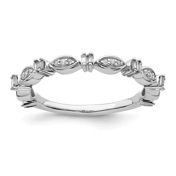 Sterling Silver Stackable Expressions Diamond Ring QSK2179 Stackable Expressions Rings Sterling Silver Stackable Expressions Diamond Ring QSK2179 Stackable Expressions Rings