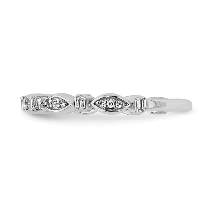 Sterling Silver Stackable Expressions Diamond Ring QSK2179 Stackable Expressions Rings Sterling Silver Stackable Expressions Diamond Ring QSK2179 Stackable Expressions Rings