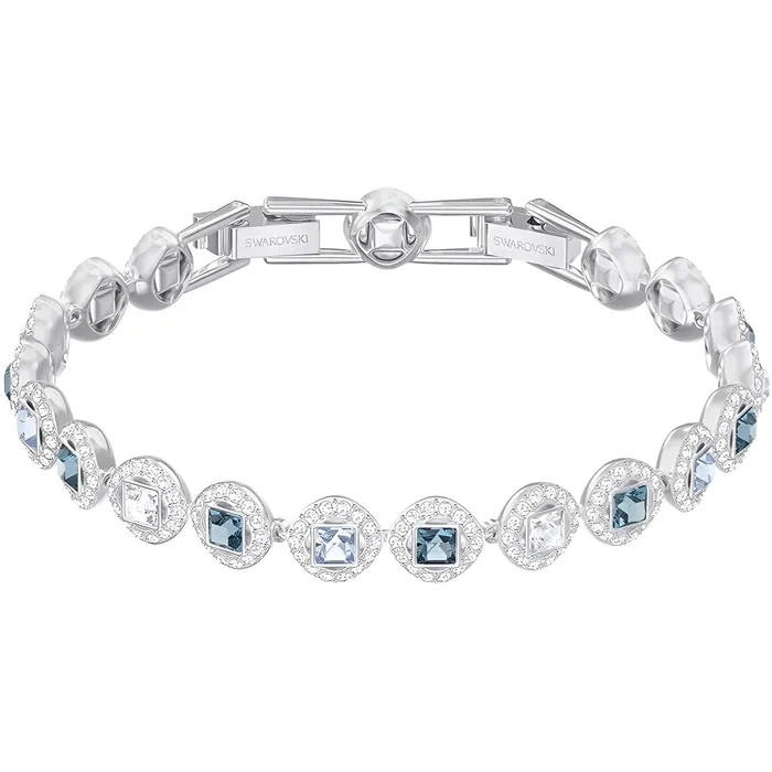 Swarovski Swarovski Womens Bracelet Angelic Square Crystals with Rhodium Plated 5289514 Bracelets Swarovski Swarovski Womens Bracelet Angelic Square Crystals with Rhodium Plated 5289514 Bracelets