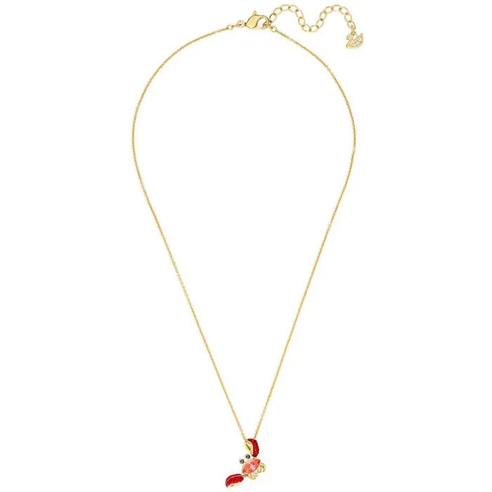 Swarovski Womens Necklace Ocean Two Tone Crab Shape Pendant 5492259 Swarovski Necklaces