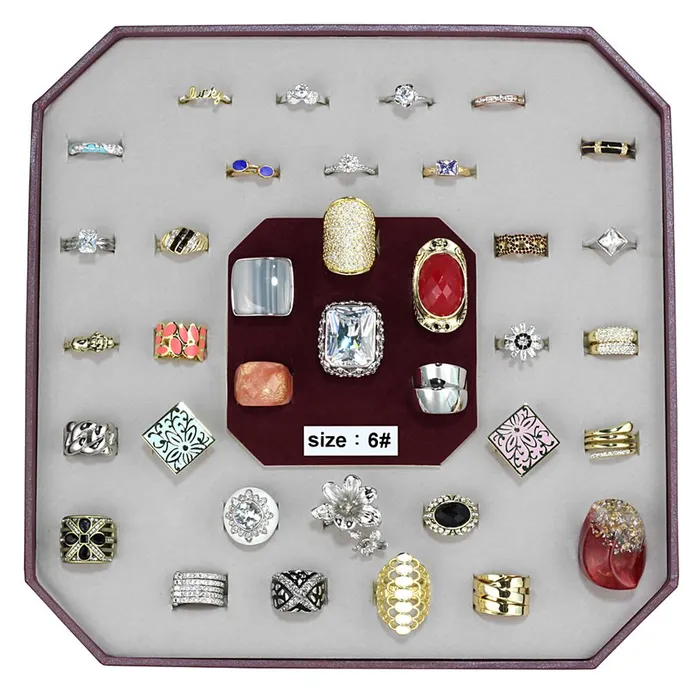 VK023SIZE6 Assorted Brass Ring with Assorted in Assorted Alamode Rings