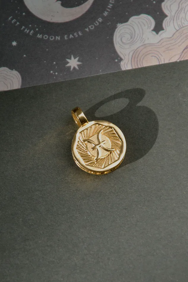 Air Anchor Charm Necklaces Trip Around the Sun Zodiac Charm