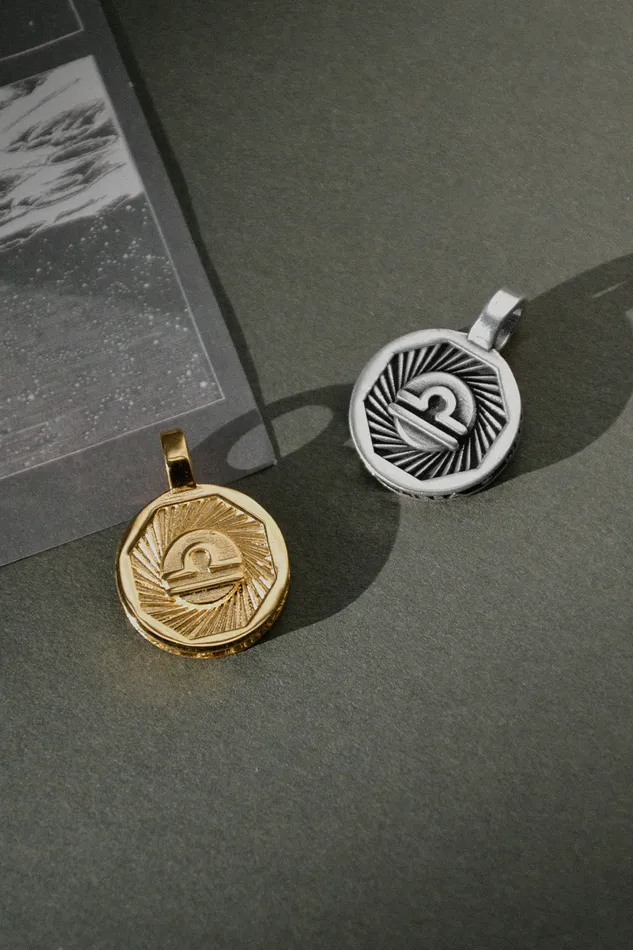 Air Anchor Charm Necklaces Trip Around the Sun Zodiac Charm
