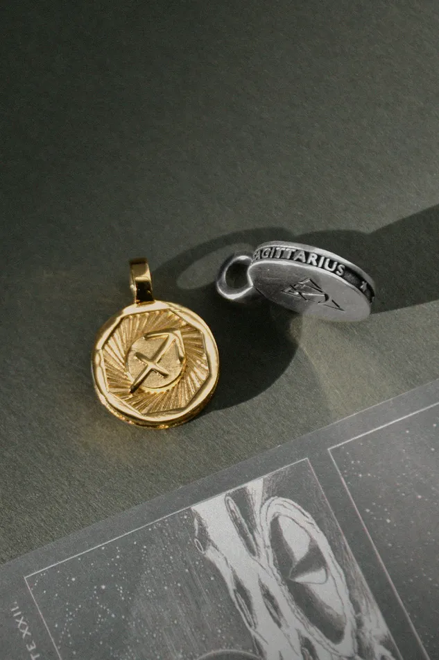 Air Anchor Charm Necklaces Trip Around the Sun Zodiac Charm