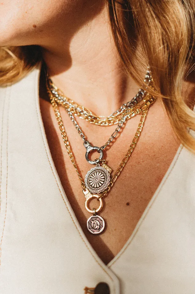 Air Anchor Charm Necklaces Trip Around the Sun Zodiac Charm